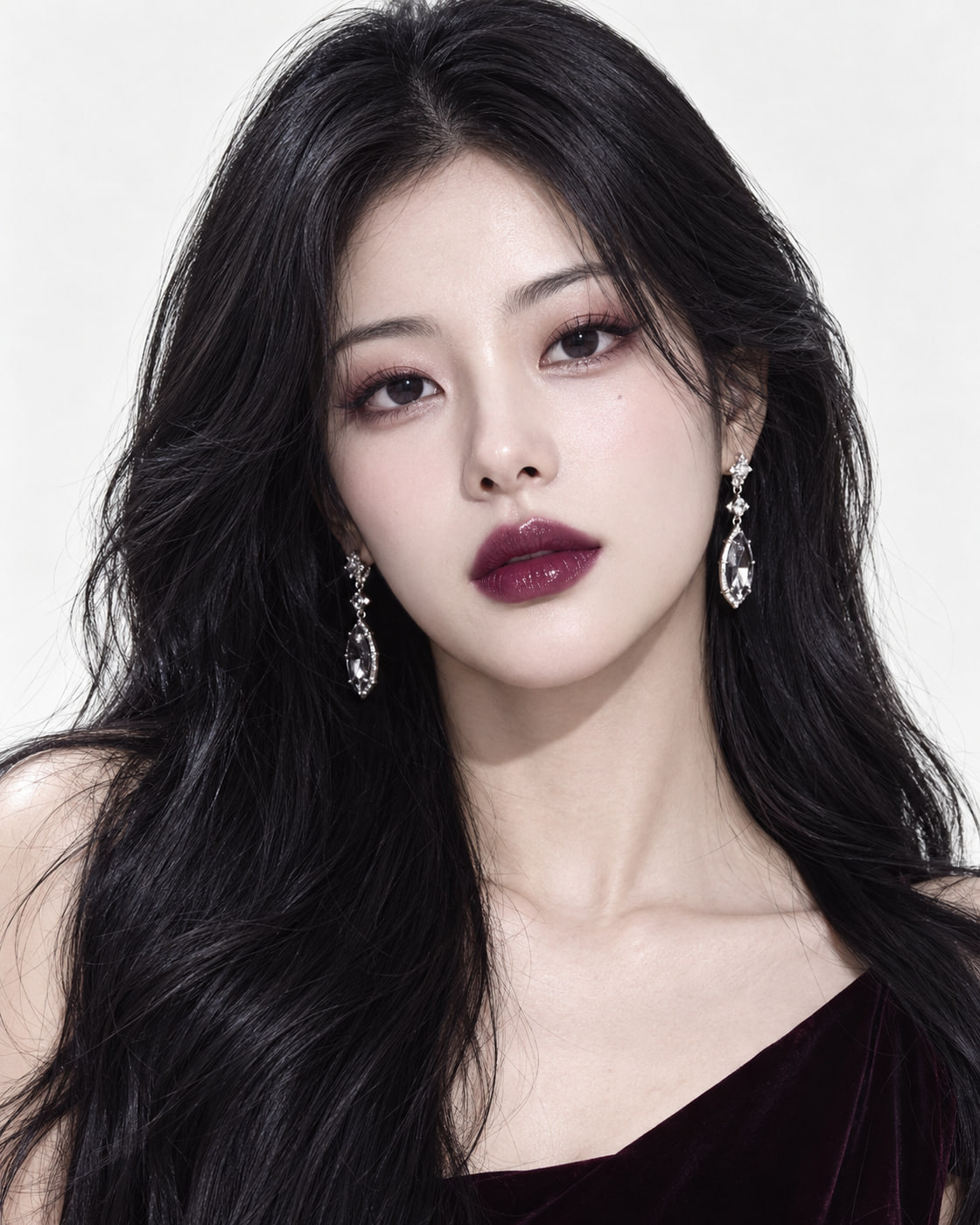 겨울 딥 여성 예시